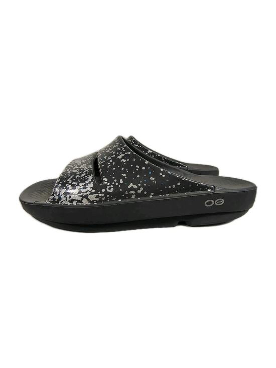 OOFOS Ooahh Slide Luxe Sandals Mens 8 Womens 10 Gray Speckles Recovery Cushioned main image 7